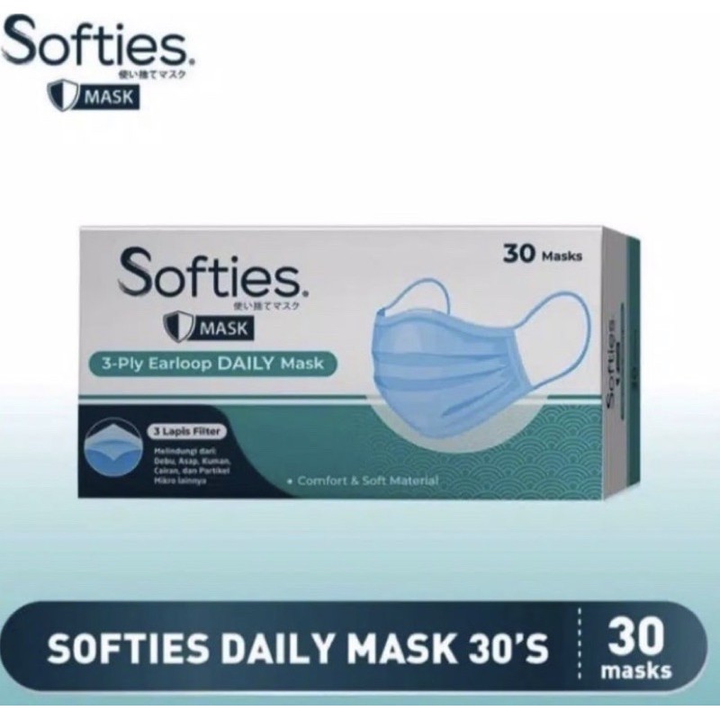 Softies Surgical Mask 3ply