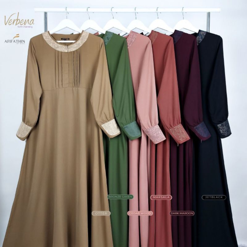 (Big SALE)READY GAMIS SET VERBENA POLOS PART 2 BY AFIFATHIN(tanyakan stok dl)