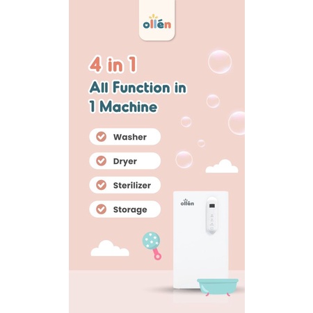 Ollen Bebe Clean All in One Bottle Washer (OLN1001)