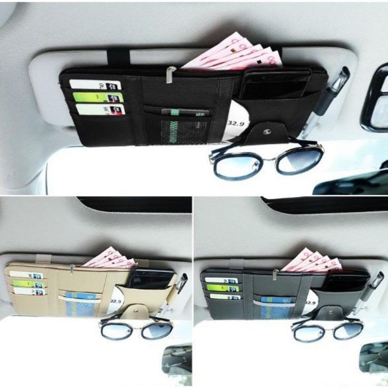 Dompet KULIT Sunvisor untuk Kartu