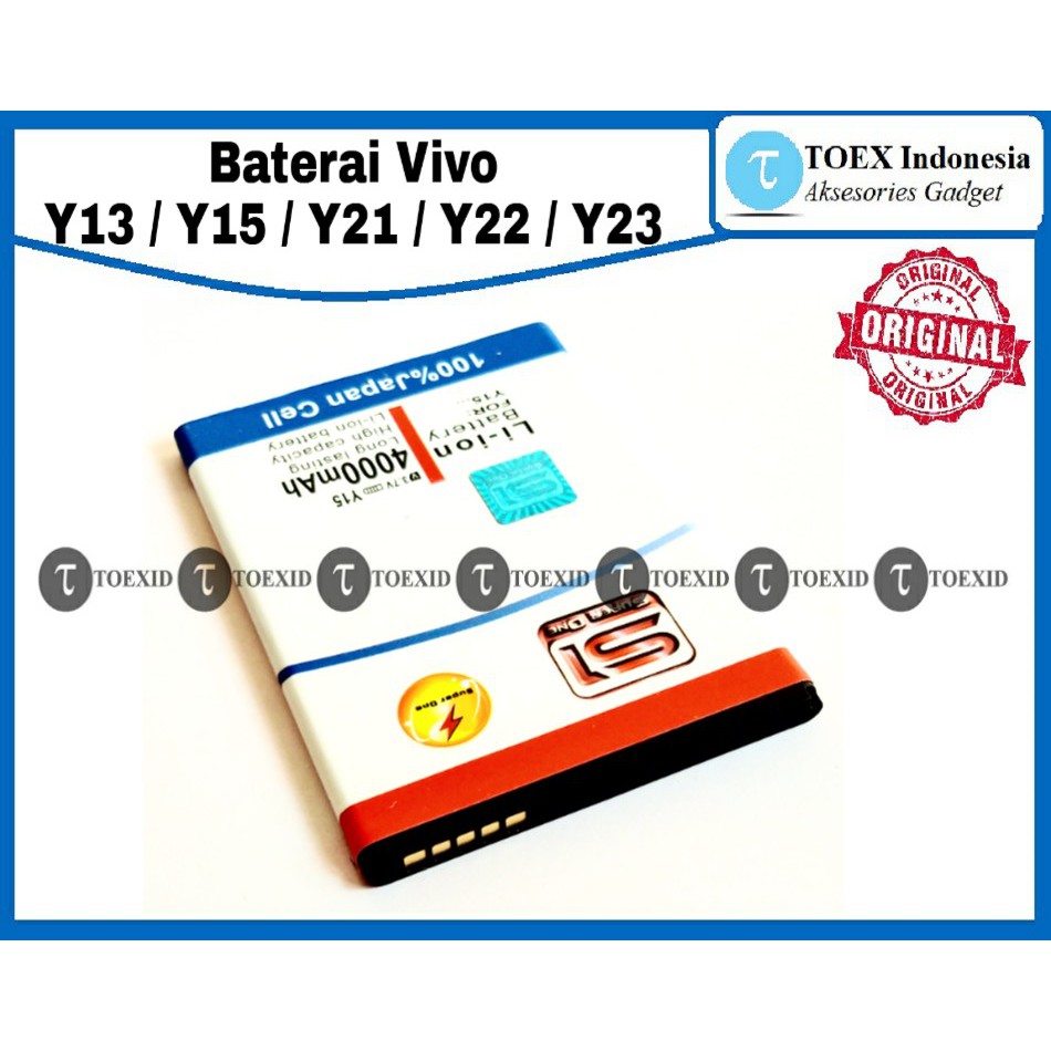 Baterai Vivo Y13 / Y15 / Y21 / Y22 / Y23 - Batre Batrai Double Power IC - Super One Original