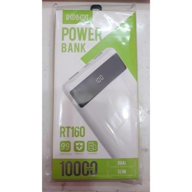 Powerbank ROBOT RT160 10000 mAh - Dual Output - Original