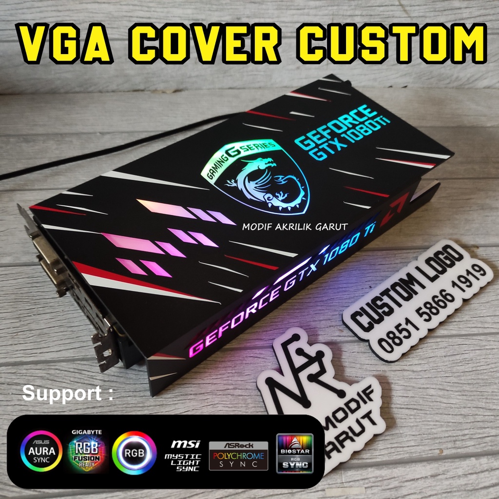 VGA COVER CUSTOM MSI RTX 1080 TI