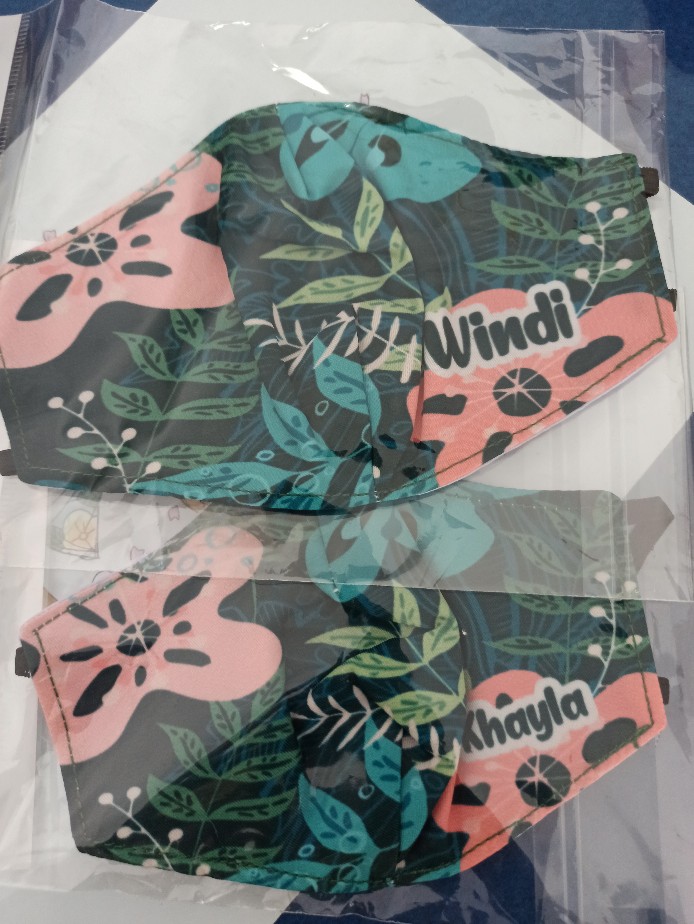 Masker Printing Dewasa 2 Fly Ada Tempat Tissue