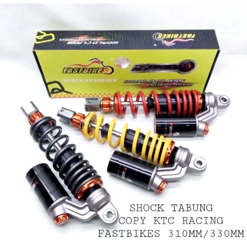 Shockbreaker Model KTC EXTREME Tabung matic Stelan klick rebound 310mm 330mm Shock Tabung FastBikes