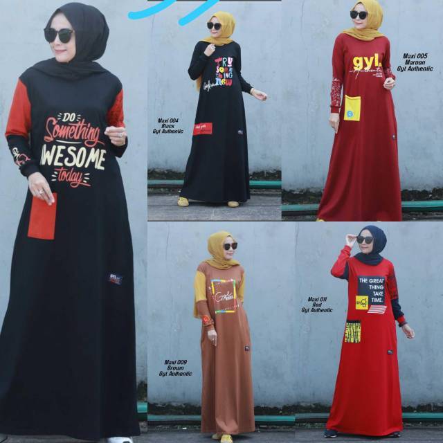 Gamis gyl terbaru/gamis gyl authentic