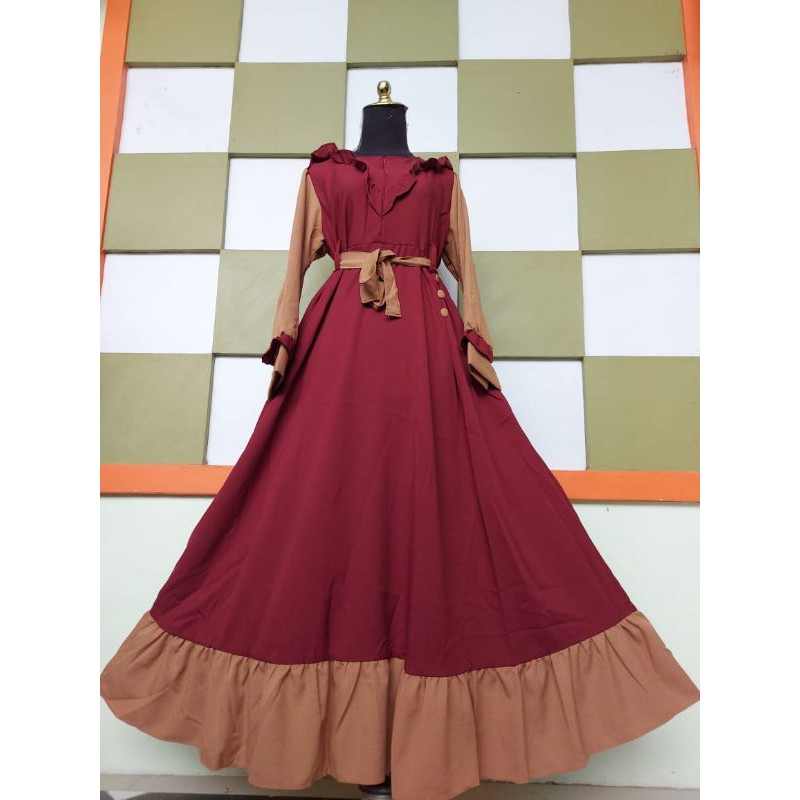 gamis ity crep terbaru/grosir gamis cirebon