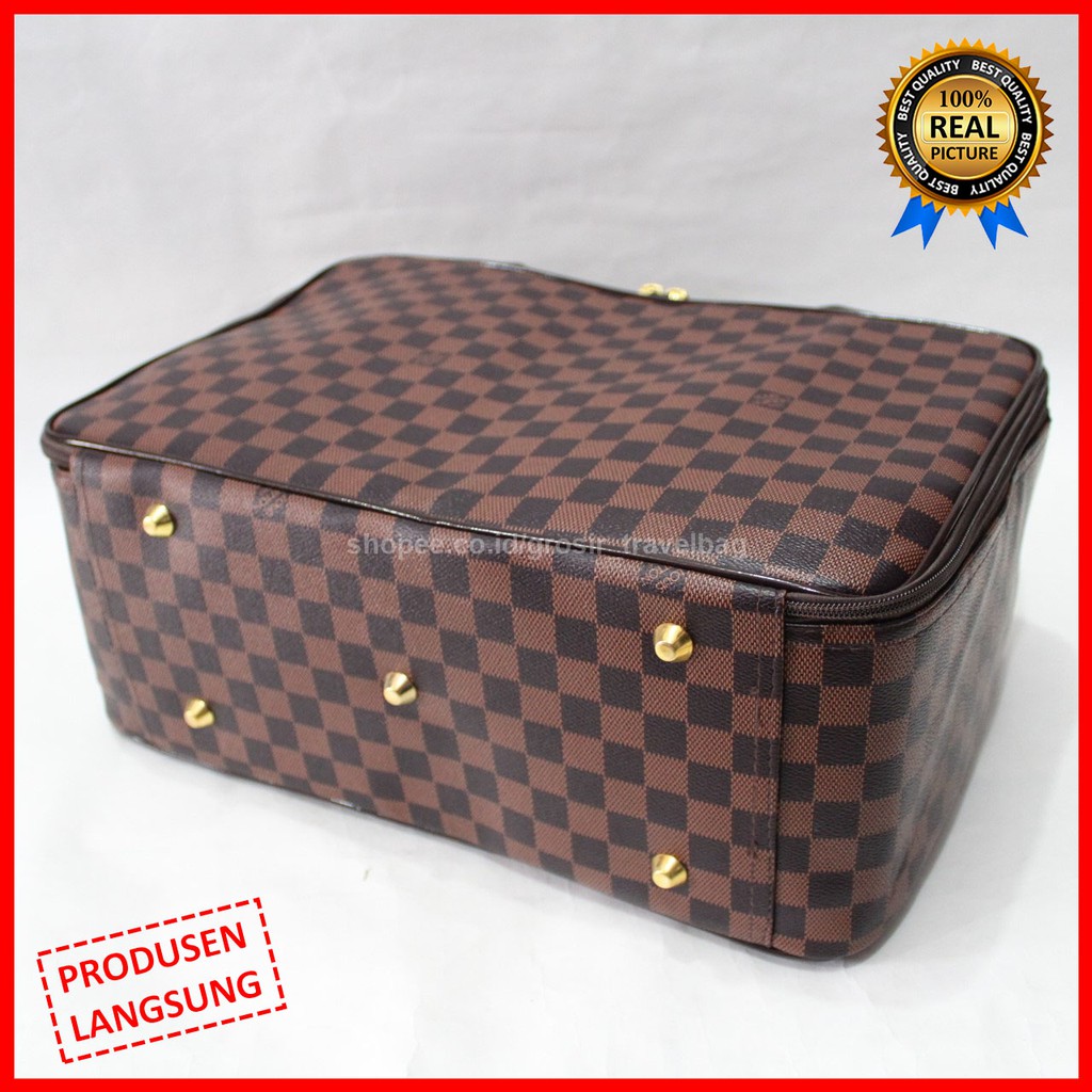 Travel Bag Premium LVP-01 / Tas Pakaian Kualitas Premium / Travel Bag Bahan Kulit PU Import / Tas Mu