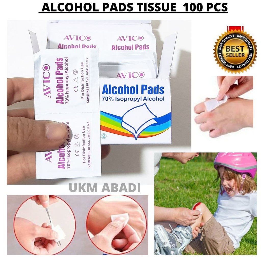 Alcohol Swab Pads Tisu Alkohol Serbaguna isi 100 pcs 113171