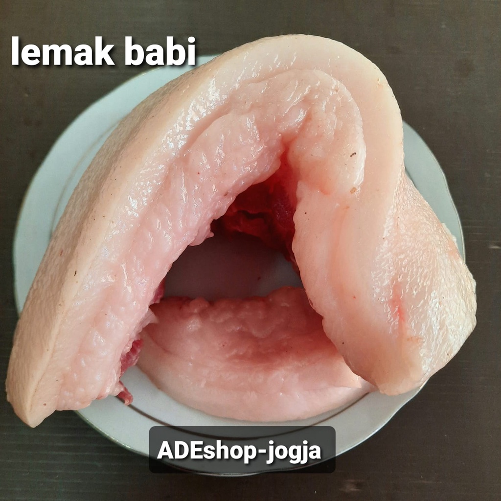 

lemak babi b2 lard mentah minyak pork fat mentah 250 gr