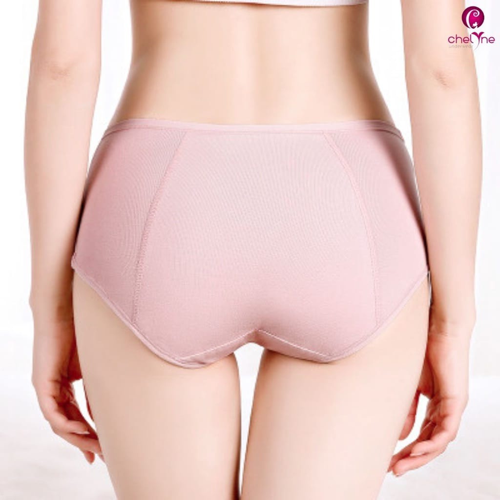 CD Chelyne Wanita Menstruasi N870 Soft Sanitary Panties - CD Haid Anti Tembus