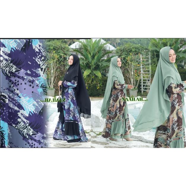 GAMIS NAAILAH AURORA SYARI SET KHIMAR ORIGINAL NAAILAH