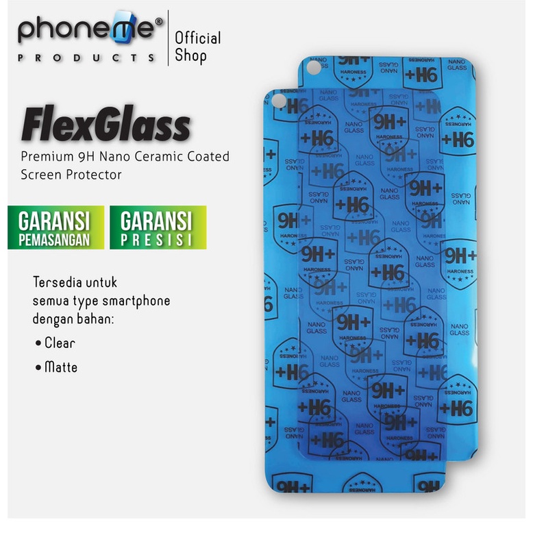 PhoneMe Oppo Reno4 Pro 5G - Isi 2 Nanoglass Tempered Glass Clear or Matte Anti Glare