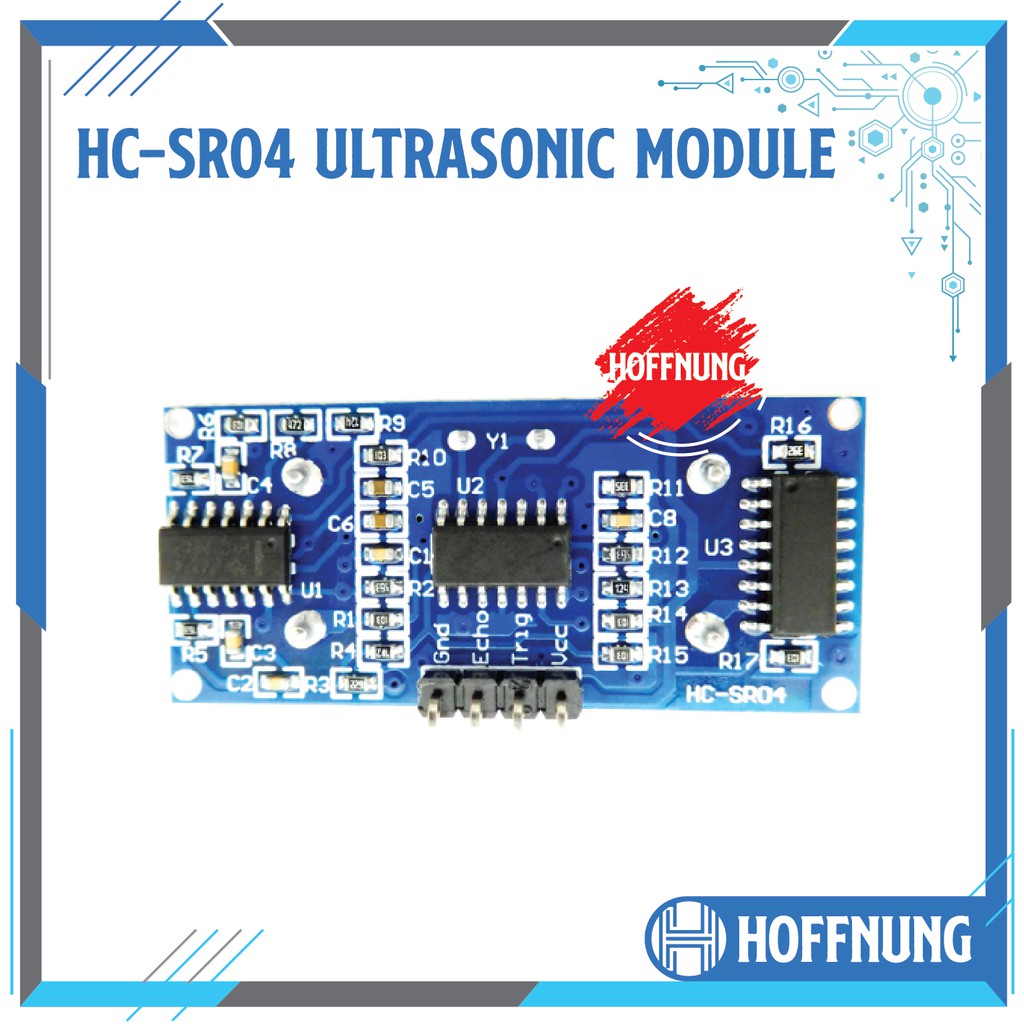 Sensor Ultrasonic HC-SR04 Sensor Pengukur Jarak Module Ultrasonik