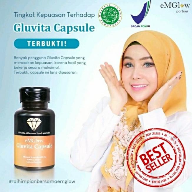 Perawatan kecantikan / Suplement Kesehatan Gluvita Capsule eMGlow