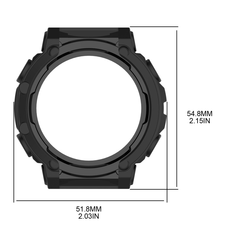 Cre Case TPU Shockproof Anti Gores Bisa Dicuci Untuk Smartwatch 2