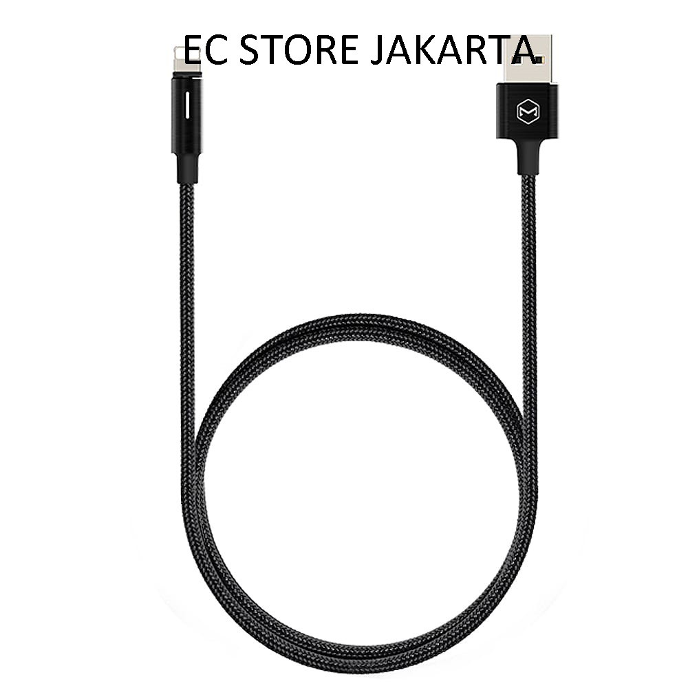 Kabel Lightning Kabel Charger McDodo Auto Disconnect Gen 2 Lightning Data Cable 1.2 M Black