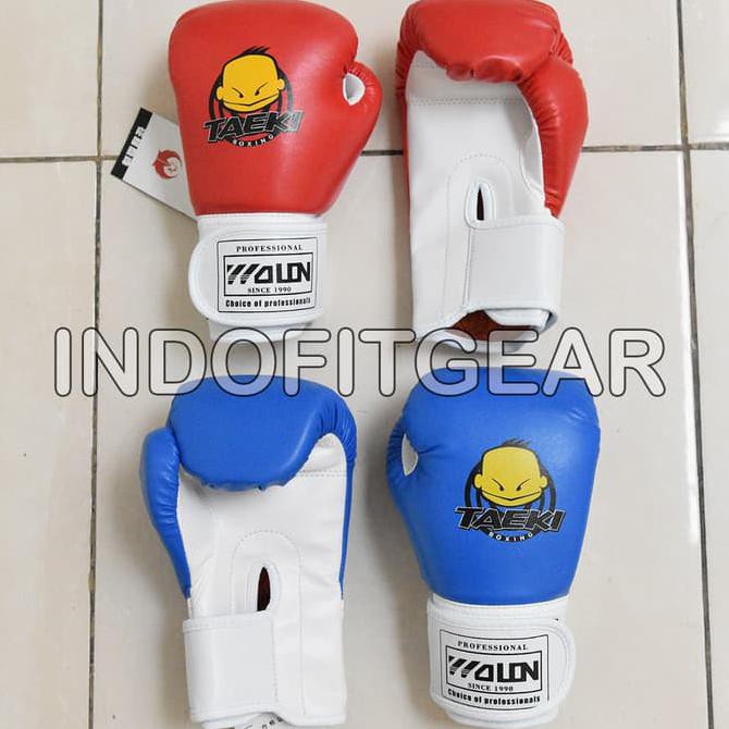 WOLON TAEKI KIDS BOXING GLOVES : Sarung Tinju Anak Anak Kecil