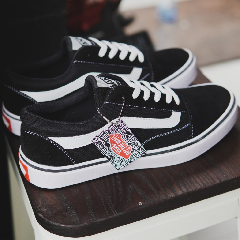 SEPATU VANS OLD SCHOOL SEPATU SNEAKERS PRIA WANITA SEPATU SEKOLAH HITAM PUTIH MURAH TANPA BOX