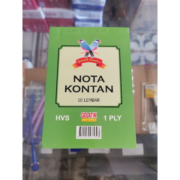 nota 1ply gelatik kembar
