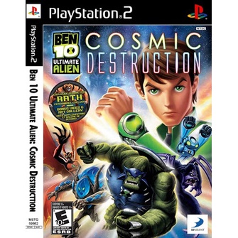 KASET DVD GAME PS2: BEN 10 ULTIMATE ALIEN COSMIC DESTRUCTION