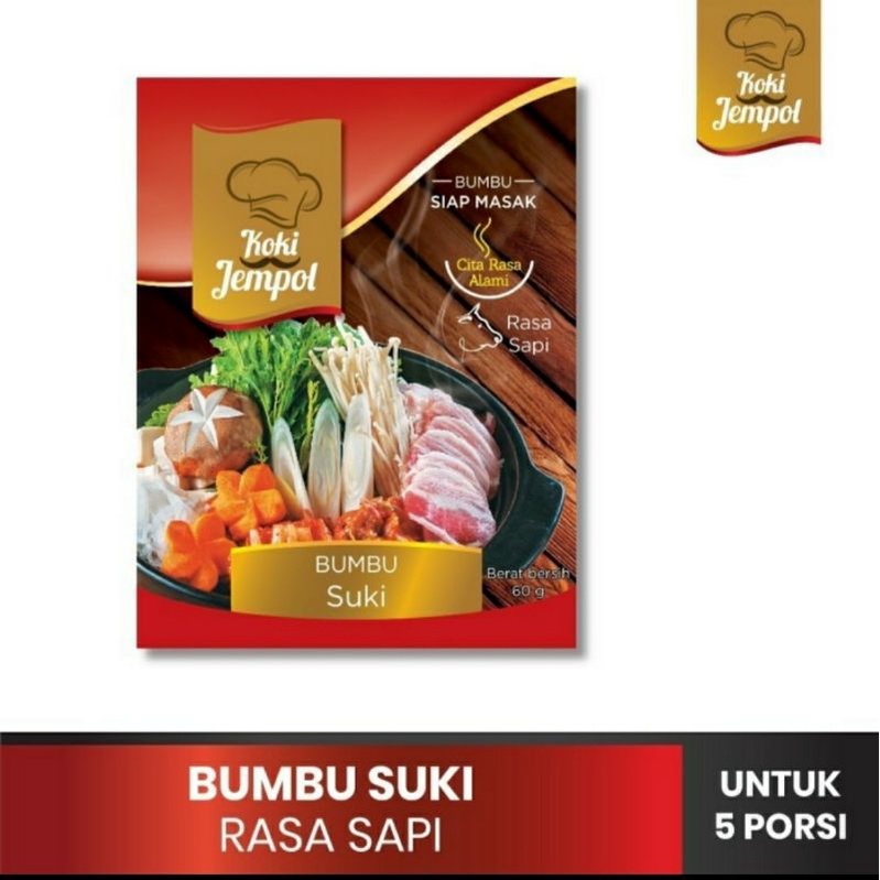 Bumbu Suki Rasa Sapi Koki Jempol berat 60 gr