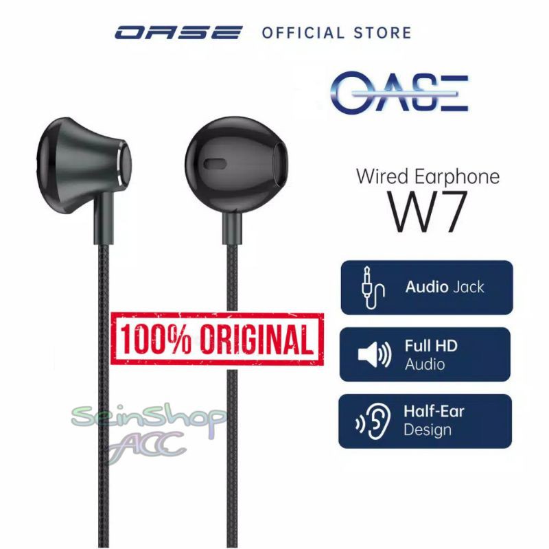 OPPO Earphones Original OASE W7 New Edition Headset