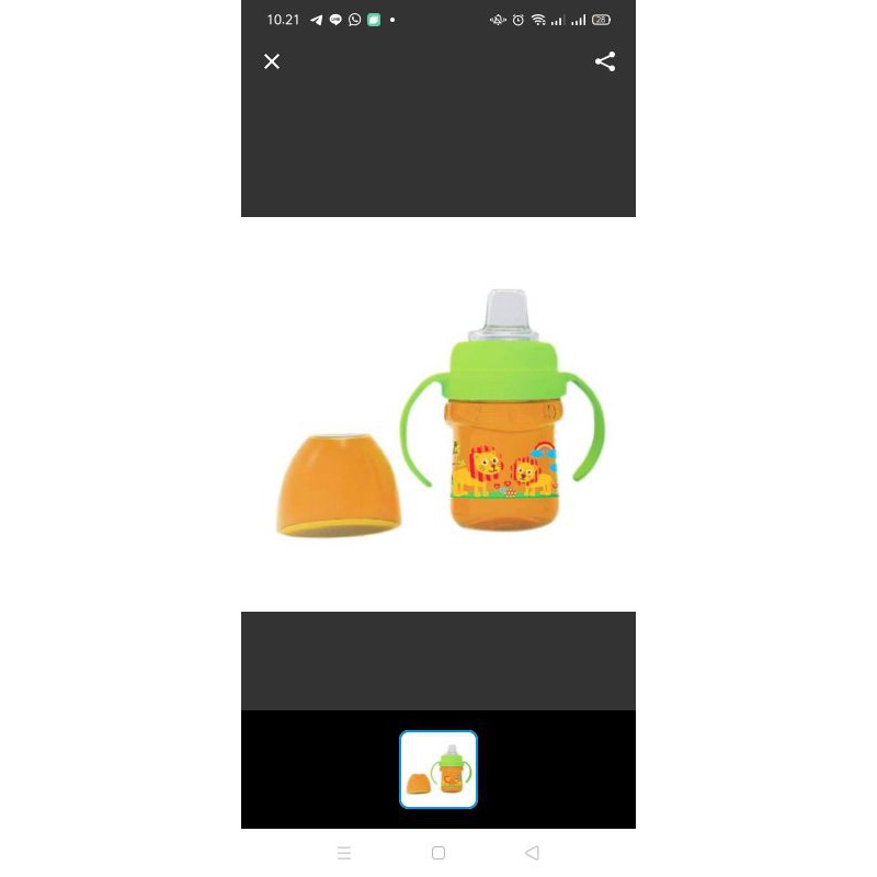 Baby Safe Botol Minum Bayi / baby safe cup soft spout125ml