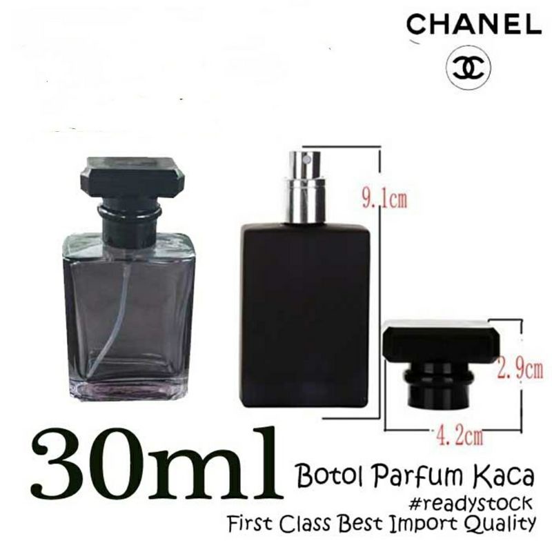 Botol parfum kaca minyak wangi 30ml Botol parfum Refill minyak wangi 30ml