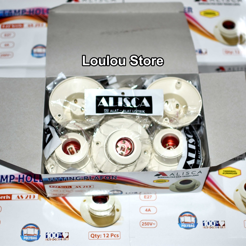 Fitting Lampu Plafon Bulat Fiting Lampu Plafon Oval E27 Kuningan SNI Piting Pitting Lampu Plafon