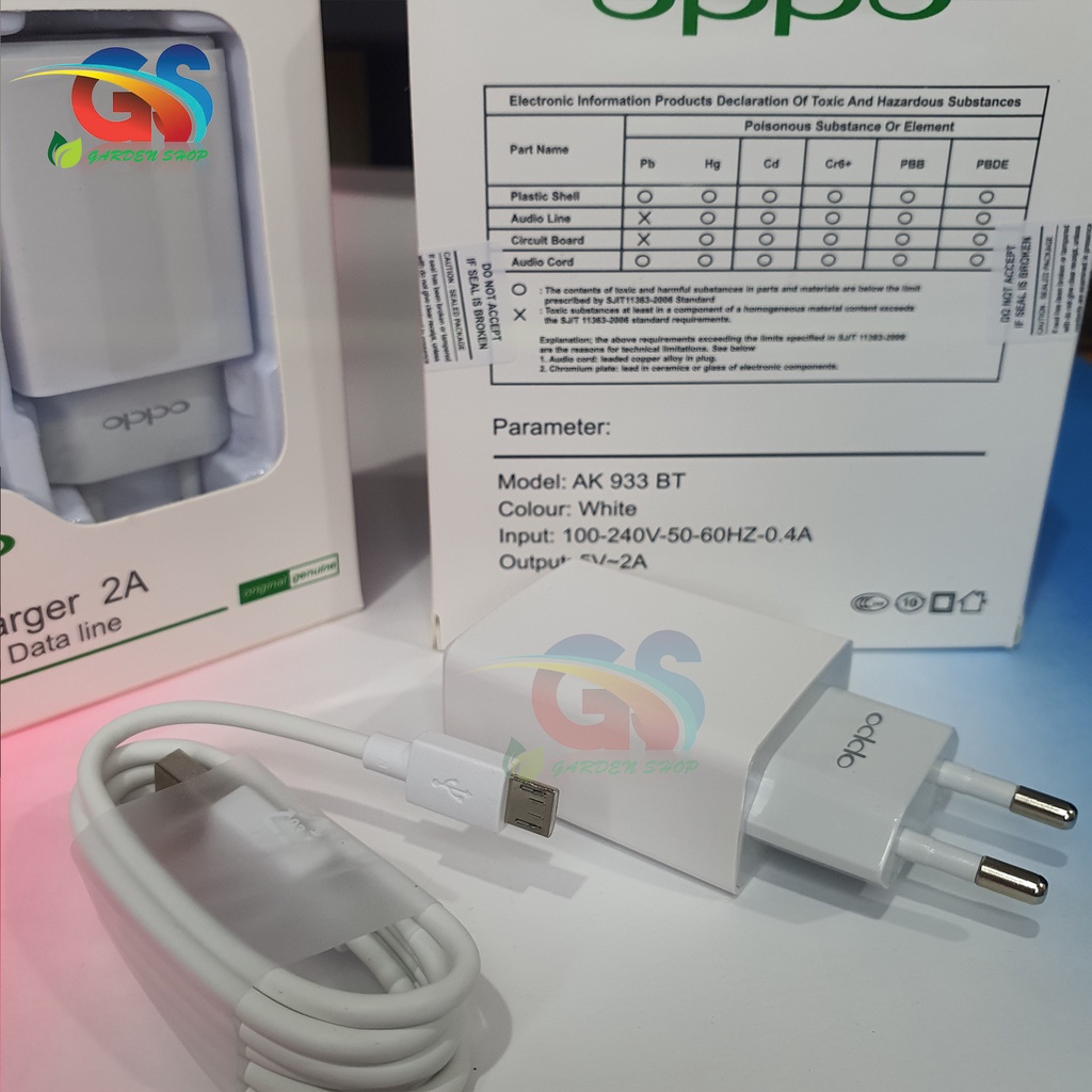 Charger Oppo Original 2A Fast Charging/Charger Oppo  F7 F5 F3 F1plus F1s A7 A3s A5s A71 A83 A37 A1k