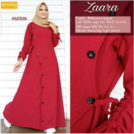 GAMIS / DRESS MURAH - ZAARA MAXI