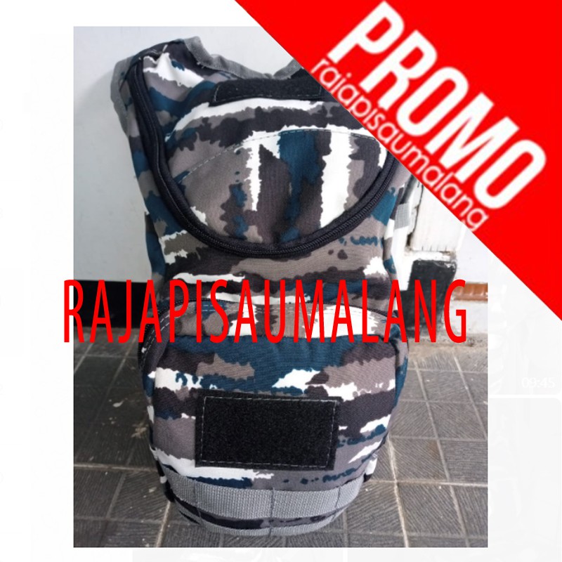 RPM Tas Sepeda Army Loreng Ransel Gowes Tentara TNI Hidropack Waterpack