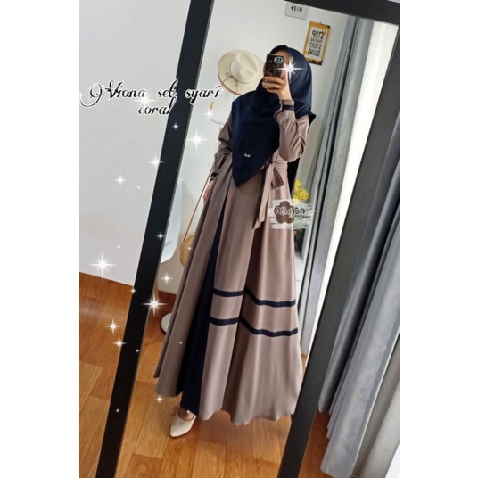 gamis viona set syar'i ori athata termurah COD