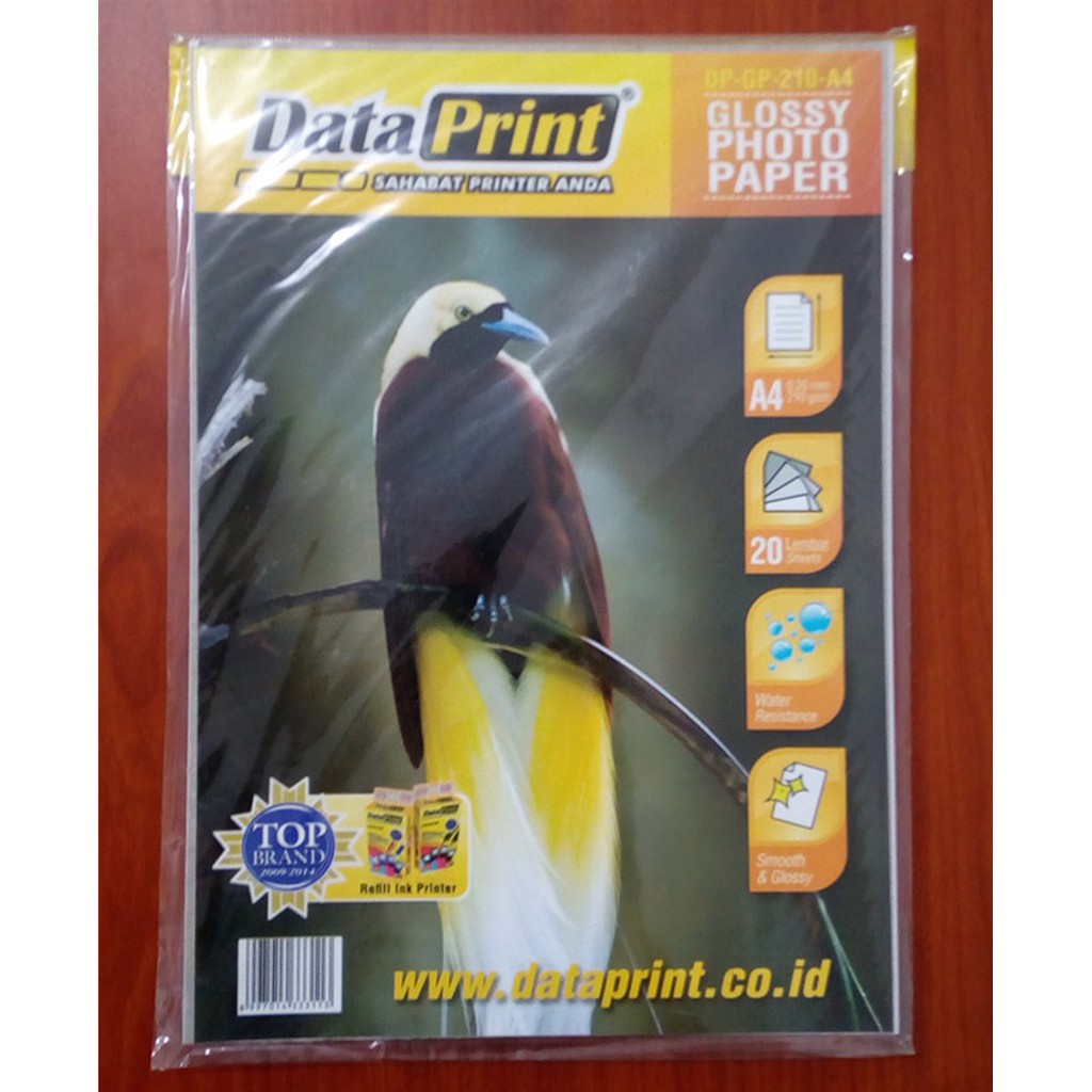 Jual Kertas Foto Dataprint Glossy Photo Paper 210gsm A4 Shopee Indonesia 4375