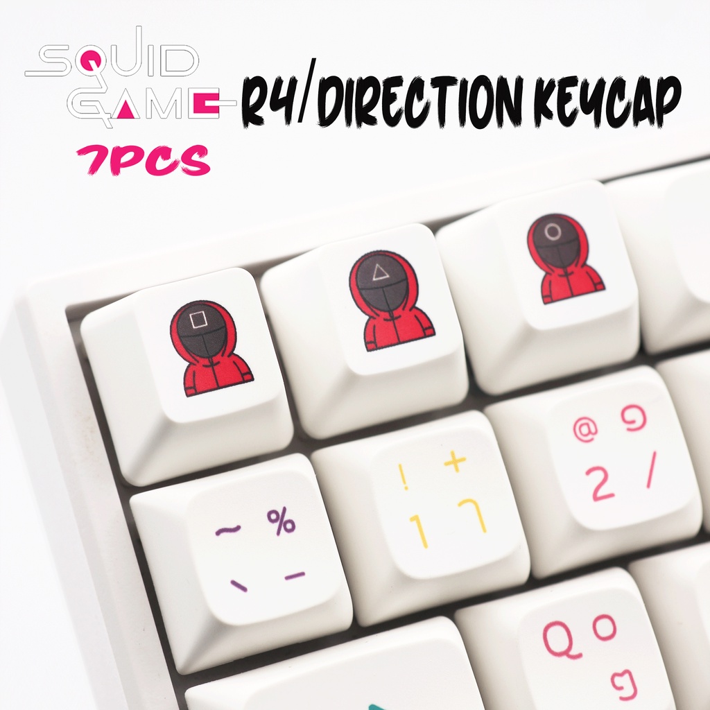 Keycap Tombol Keyboard Oem Profile R4 Pbt Untuk Komputer Pc