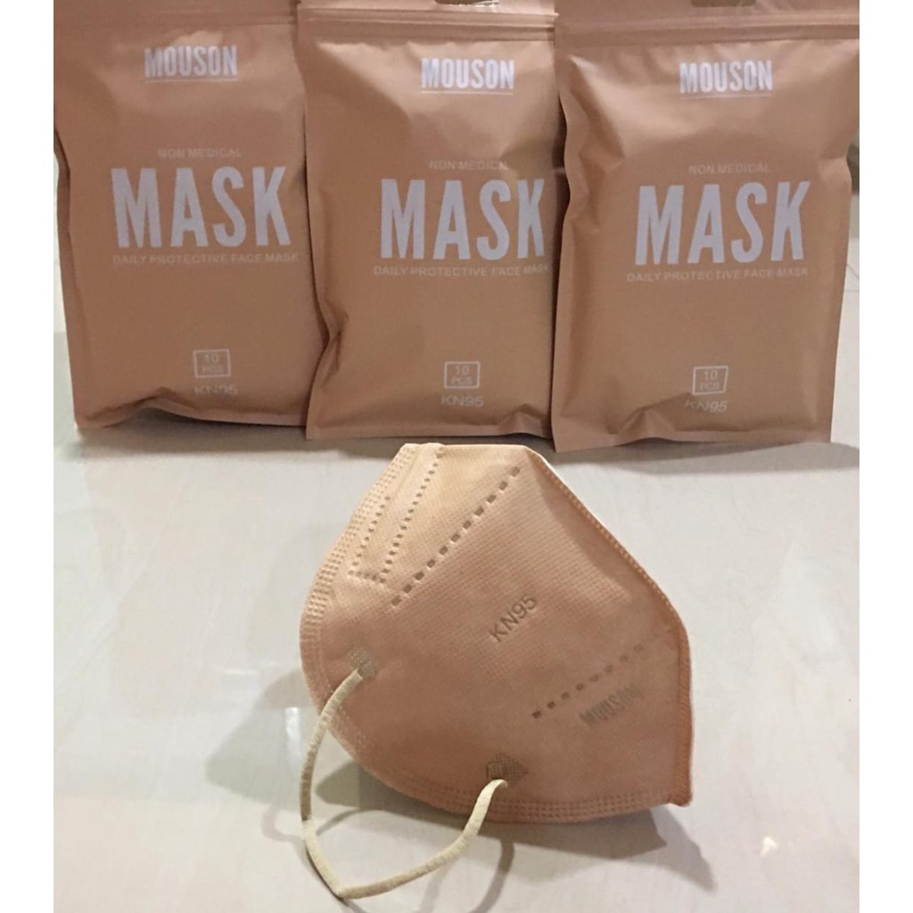 MASKER KN95 MOUSON  RANDOM / MASKER KN95 MOUSON EMBOSS 5 LAPIS / MASKER 5 PLY