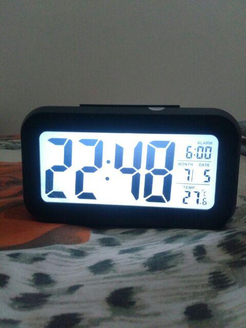 Jam Meja Digital,pengukur Suhu,alarn
