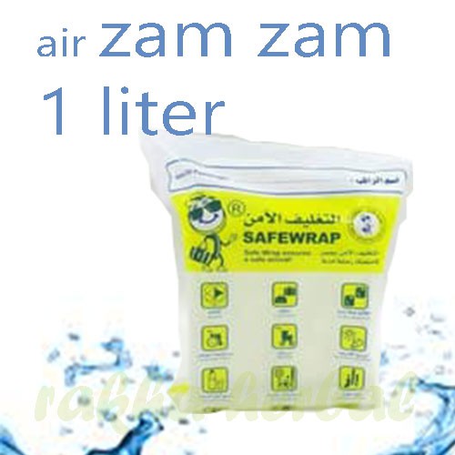 

neww. Air Zam Zam Kemasan 1 liter Safewrap di toko ummu