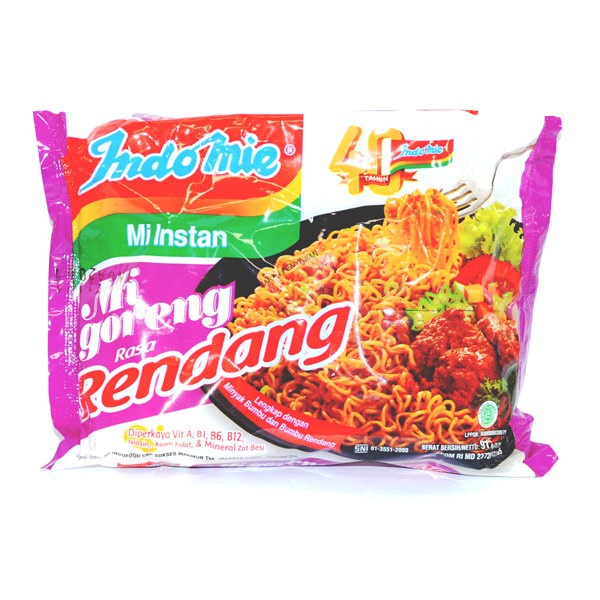 

INDOMIE GORENG RENDANG 91G ATY1