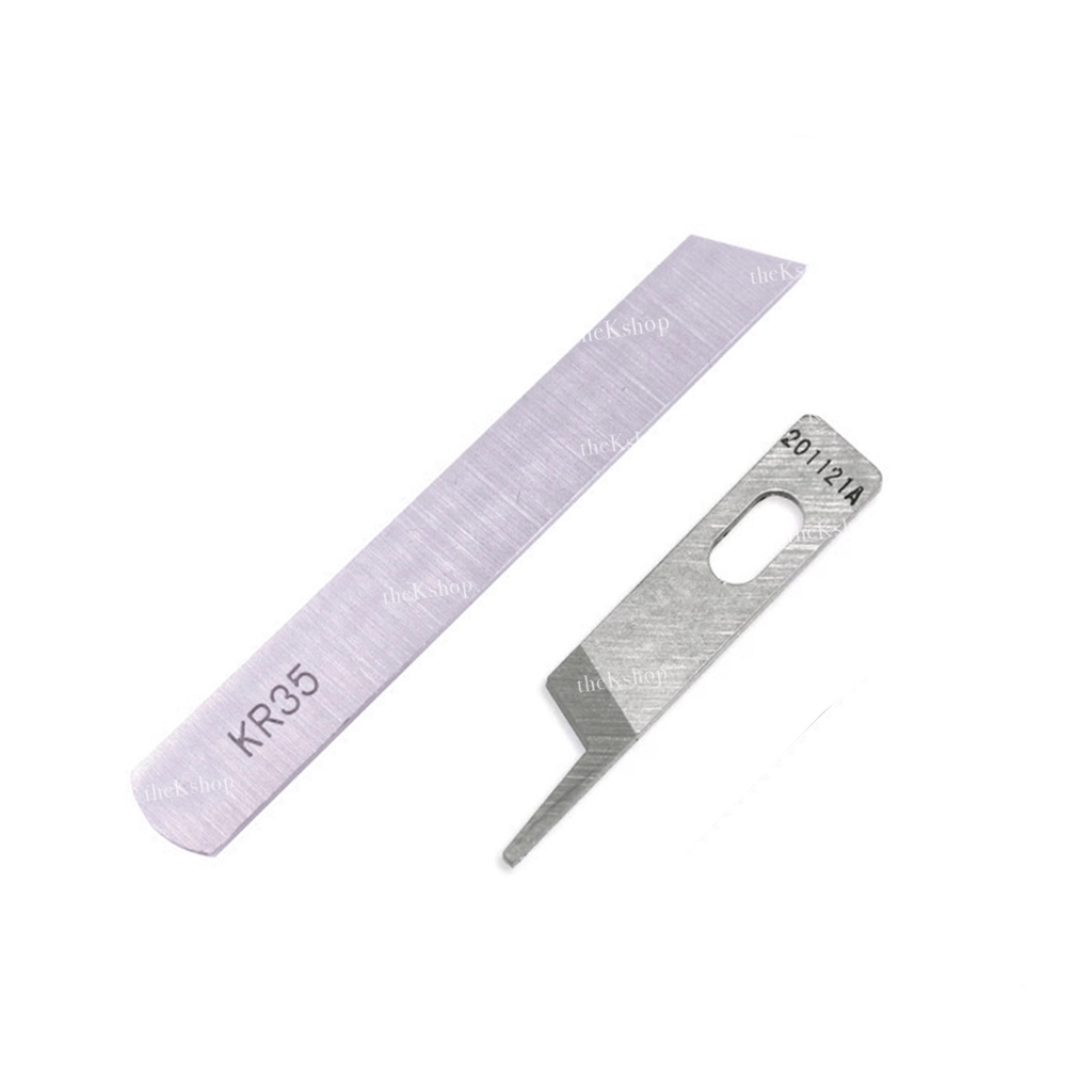 Set Pisau Mesin Obras Kualitas Bagus KR35 / KR 23 / 201121A / B Pisau Atas / Pisau Bawah Overlock Knife Knives Mesin Jahit Obras pisau 201121A pisau kr35 KR35 / KR23