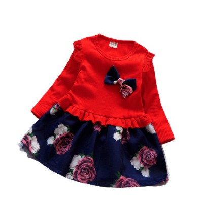 Plazababku DRESS IMPORT WONDER ROSE EBV Baju Dress Anak Perempuan Import