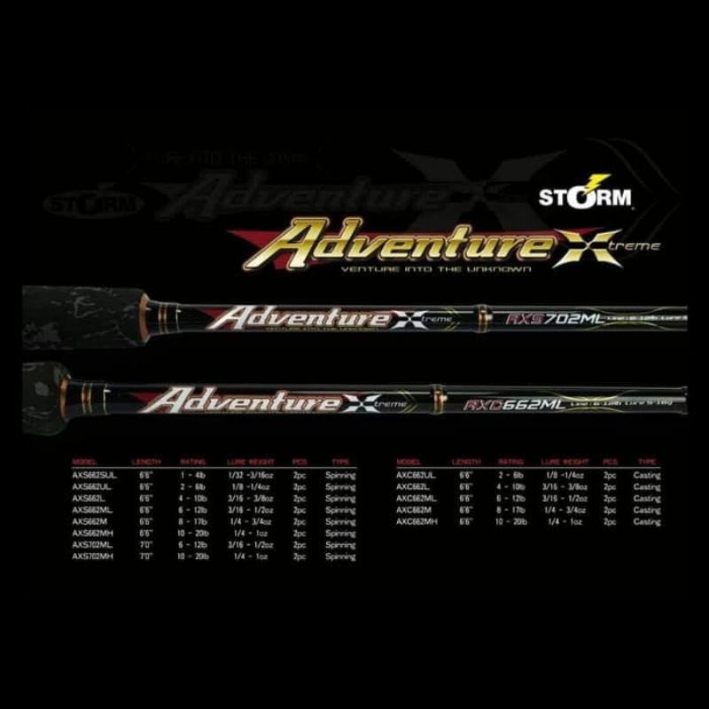 Rod Storm Adventure Extreme BC