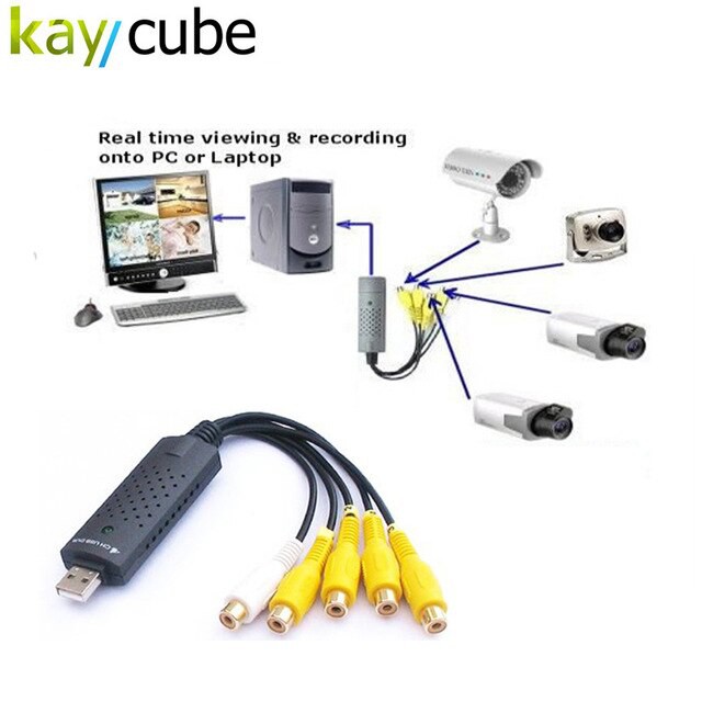 USB to DVR Easy Capture 4 Channel  easy cap -  ( 64928 )