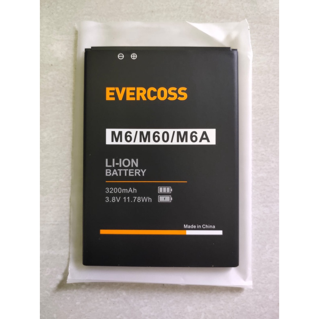 Baterai batre evercoss m60 ori original 100%