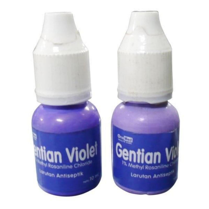 Jual Gentian Violet Obat sariawan One Med 10 ml Shopee Indonesia