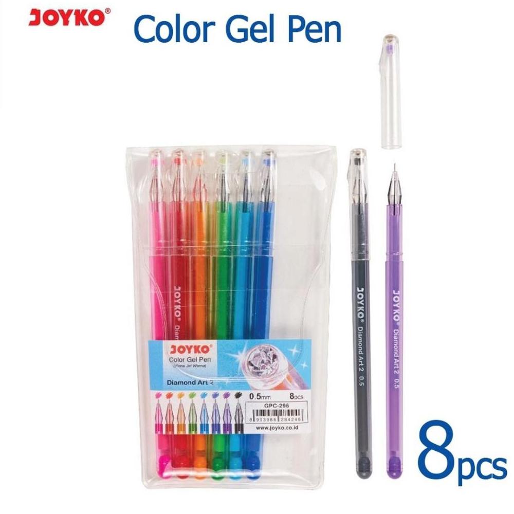 

Color Gel Pen GPC-296 Joyko (isi 8)