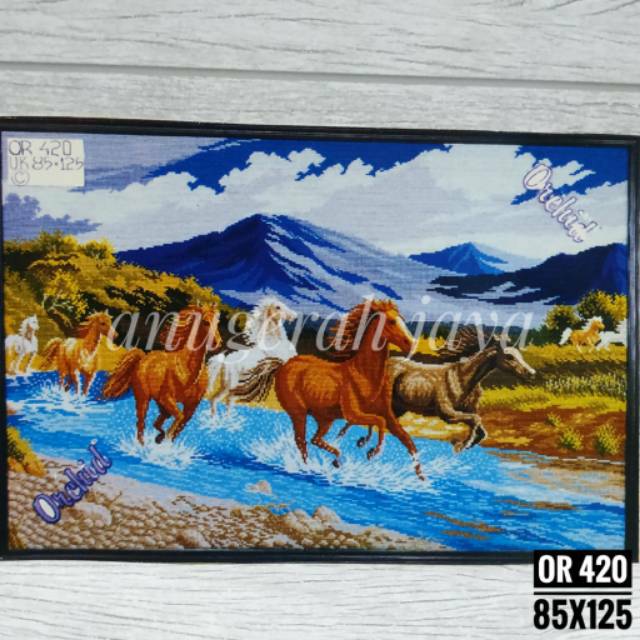 Paket Sulam Strimin Kristik Orchid No 420