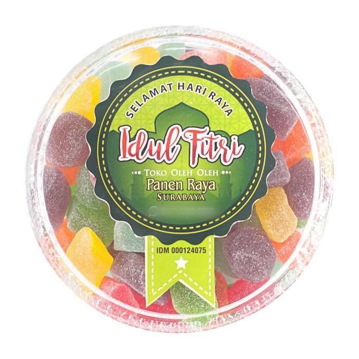

Permen Lebaran / Natal Permen Jelly PR Toples Kecil Siap Makan