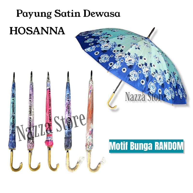 HOSANNA Payung Satin Dewasa 16 Jari
